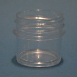 10ml Polystyrene Regular Walled Simplicity Jar 33mm Screw Neck